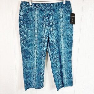 NEW Zac & Rachel Snake Print Pants Size 12